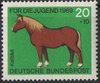 579 Jugend Pferde 20+10 Pf Deutsche Bundespost