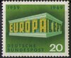 583 Europa in Tempelform 20Pf Deutsche Bundespost