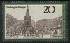 654 Freiburg im Breisgau 20 Pf Deutsche Bundespost