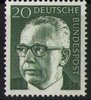 637 Gustav Heinemann 20Pf Deutsche Bundespost