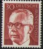 638 Gustav Heinemann 30Pf Deutsche Bundespost