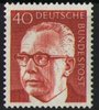 639 Gustav Heinemann 40Pf Deutsche Bundespost