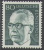 642 Gustav Heinemann 80Pf Deutsche Bundespost