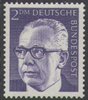 645 Gustav Heinemann 2DM Deutsche Bundespost
