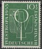217 Briefmarkenausstellung 1955 Deutsche Bundespost 10Pf
