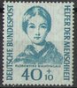 225 Helfer der Menschheit Florence Nightingale 40+10 Pf Deutsche Bundespost