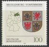 1661 Wappen 100 Pf Deutsche Bundespost
