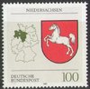 1662 Wappen 100 Pf Deutsche Bundespost