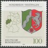 1663 Wappen 100 Pf Deutsche Bundespost