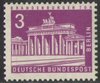231 Brandenburger Tor 3 Pf  Deutsche Bundespost Berlin