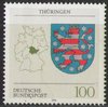 1716 Wappen der Länder 100 Pf  Deutsche Bundespost