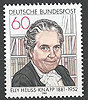1082 Elly Heuss Knapp 60 Pf Deutsche Bundespost