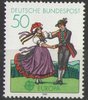 1096 Europa Folklore 50 Pf Deutsche Bundespost