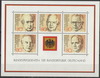Block 18  Bundespräsidenten Deutsche Bundespost