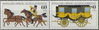 1255+56 Briefmarkenausstellung MOPHILA 1985 Deutsche Bundespost