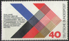 753 Vertrag Franco Allemonde 40 Pf Deutsche Bundespost