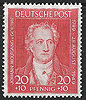 109 Johann Wolfgang von Goethe 20 Pf Amerikanische und Britische Zone