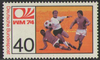 812 Fußball WM 40 Pf Deutsche Bundespost