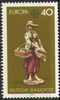 890 EUROPA Porzellanfigur 40Pf Deutsche Bundespost