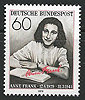 1013  Anne Frank 60 Pf Deutsche Bundespost