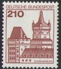998 Burgen und Schlösser 210 Pf Deutsche Bundespost