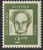 362 Gerhart Hauptmann 2 DM Deutsche Bundespost