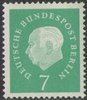 182 Theodor Heuss 7 Pf Deutsche Bundespost Berlin
