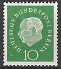 183 Theodor Heuss 10 Pf Deutsche Bundespost Berlin