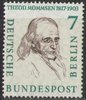 163 Berliner Männer 7 Pf  Deutsche Bundespost Berlin