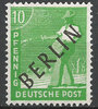 4 a Gemeinschaftsausgabe 10 Pf Berlin West Deutsche Post