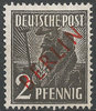 21 Gemeinschaftsausgabe 2 Pf Berlin West Deutsche Post