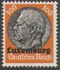 16 Hindenburg mit Aufdruck Luxemburg 100 Pf Deutsche Besatzungsausgabe