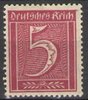 158 Freimarke Ziffer 5 Pf Deutsches Reich
