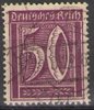 164 Freimarke Ziffer 50 Pf Deutsches Reich