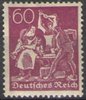 165 Freimarke Schmied 60 Pf Deutsches Reich