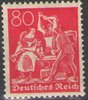 166 Freimarke Schmied 80 Pf Deutsches Reich