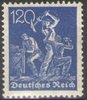 168 Freimarke Schmied 120 Pf Deutsches Reich
