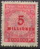 317 B Wertangabe im Kreis 5 Millionen M Deutsches Reich