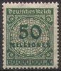 321A Wertangabe im Kreis 50 Millionen M Deutsches Reich