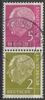 S19 Theodor Heuss Zusammendrucke 5 + 2 Pf Deutsche Bundespost