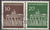 W24 b Zusammendrucke Brandenburger Tor 10+20 Pf Deutsche Bundespost
