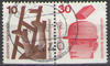 W52 Zusammendruck Unfallverhütung 10D+30D Pf Deutsche Bundespost