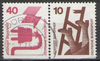 W48 Zusammendruck Unfallverhütung 40D+10D Pf Deutsche Bundespost