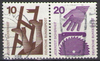 W38 Zusammendruck Unfallverhütung 10+20 Pf Deutsche Bundespost