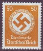 143 Dienstmarke für Landesbehörden 50 Pf Deutsches Reich