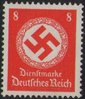 170 a Dienstmarke der Behörden 8 Pf Deutsches Reich