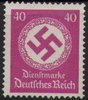 176 Dienstmarke der Behörden 40 Pf Deutsches Reich