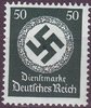 177 Dienstmarke der Behörden 50 Pf Deutsches Reich