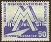 283 Leipziger Messe 1951 DDR 50Pf