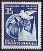321 Völkerkongreß 35 Pf  Briefmarke DDR